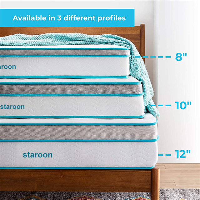 MEMORY FOAM AND INNERSPRING HYBRID MEDIUM-FIRM FEEL-TWIN MATTRESS